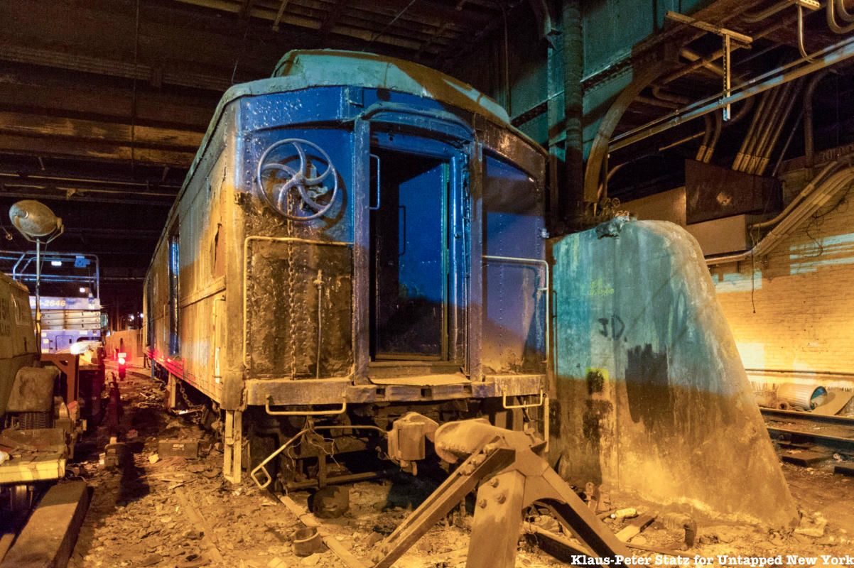 track 61 train car in grand central, secrets of New York City