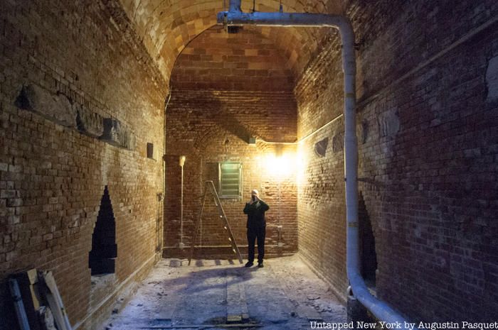 Room inside the Washington Square Park arch