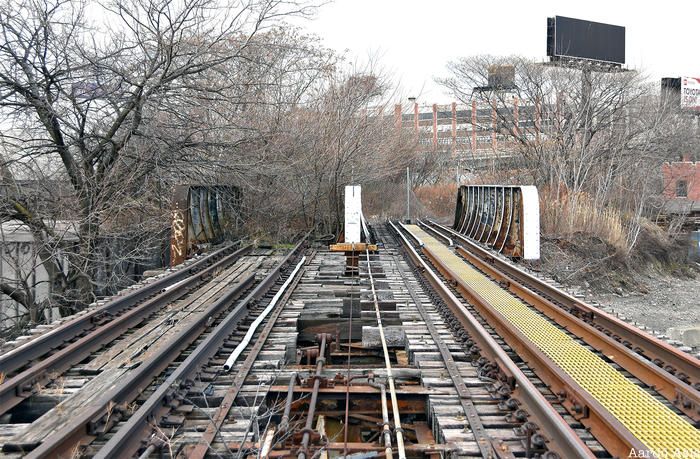 Railroad Eraser guerrilla art installation in Queens