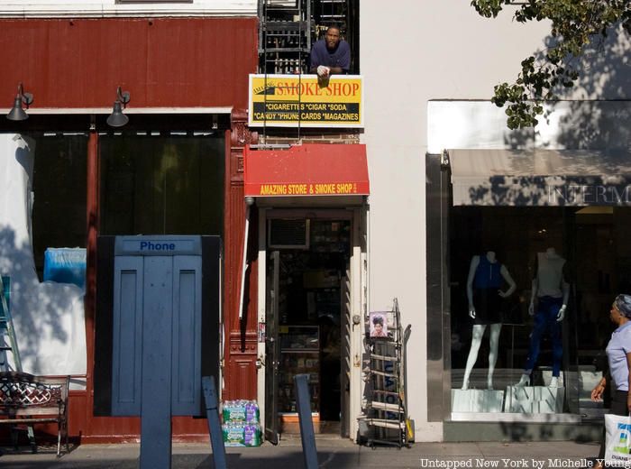 Narrow Smoke Shop on Columbus Avenue