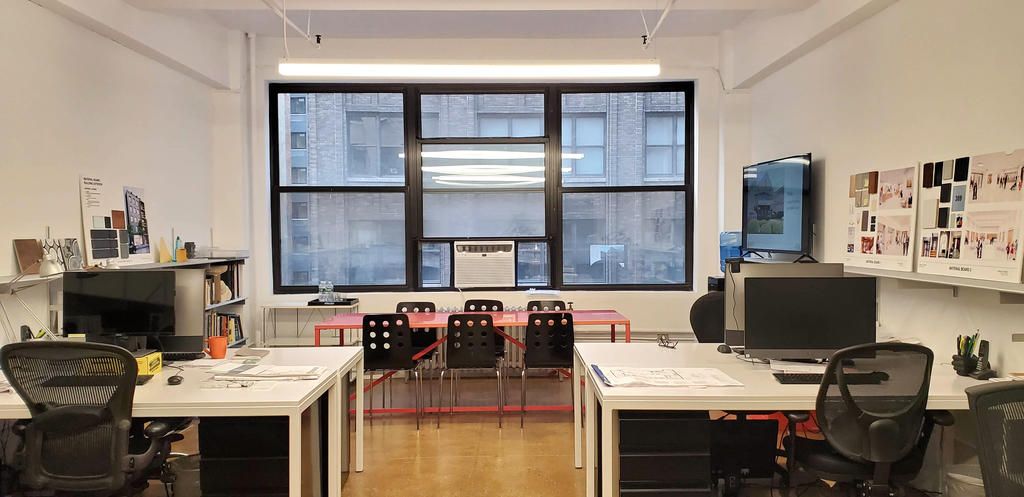 Inside the office of Studio ST architects in Manhattan