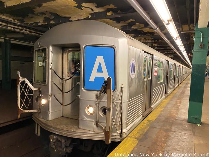 R-42 train car on last run