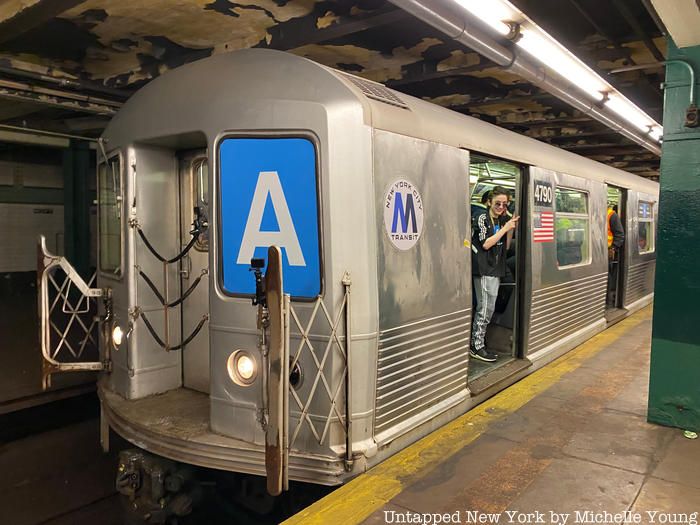 R-42 train car on last run