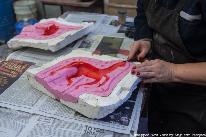 Mold at Modern Art Foundry