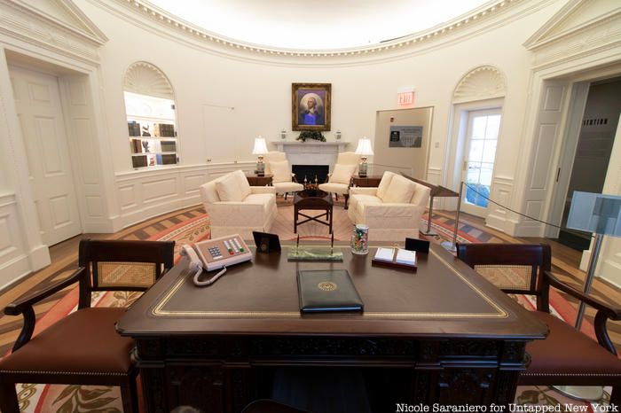 Oval Office recreation at NY Historical Society