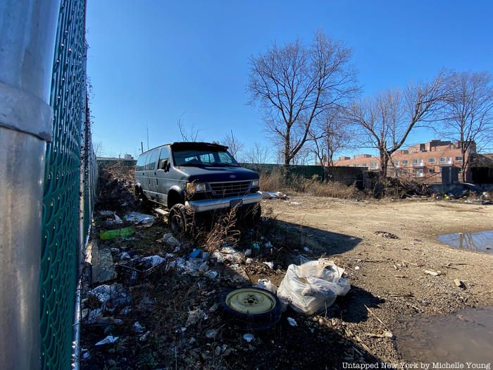 Abandoned van 