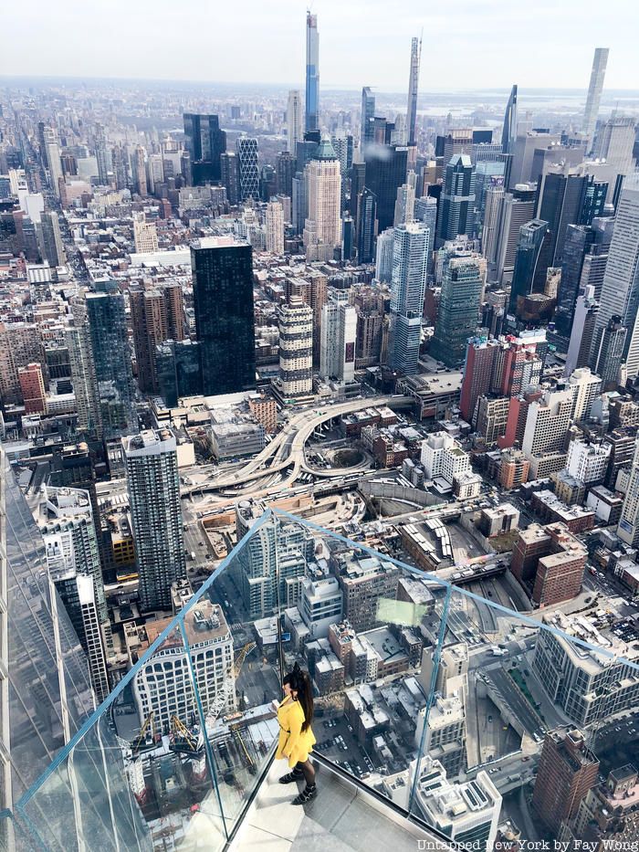 View from above Edge Observation Deck, one of the best NYC observation decks