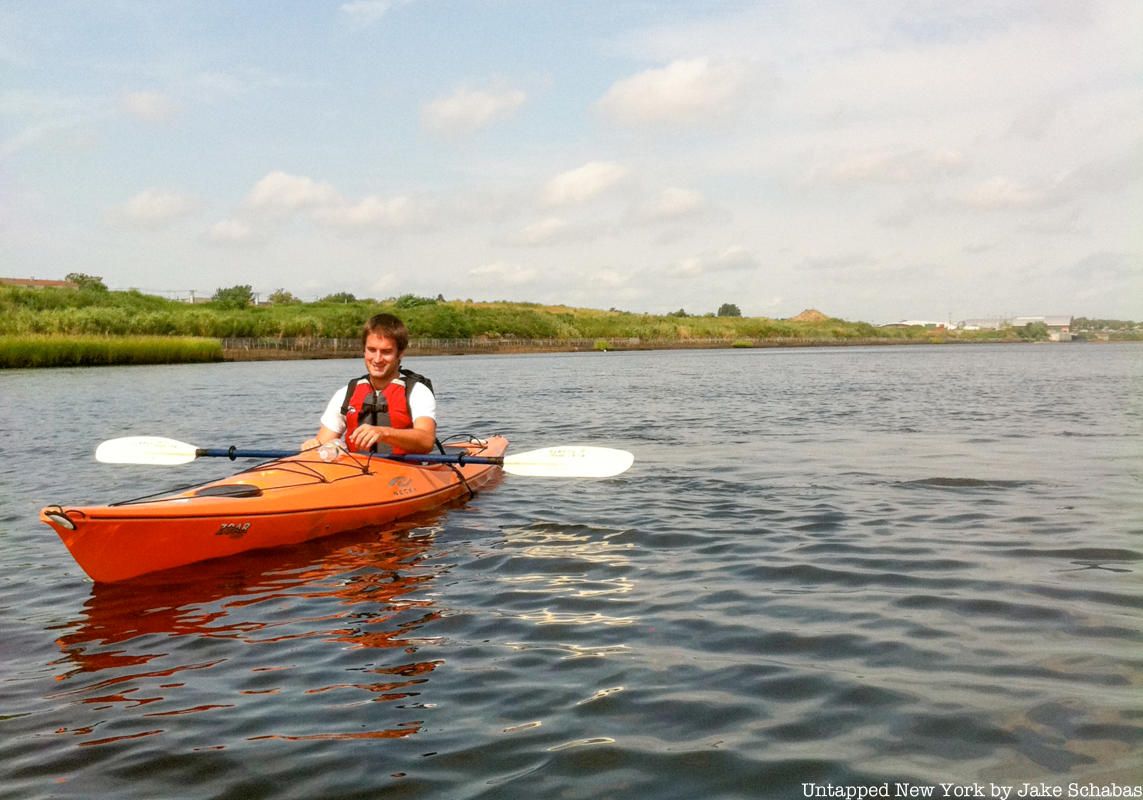 Kayaker in Jamaica Bay