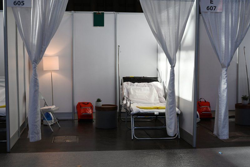 Temporary hospital at Javits Center