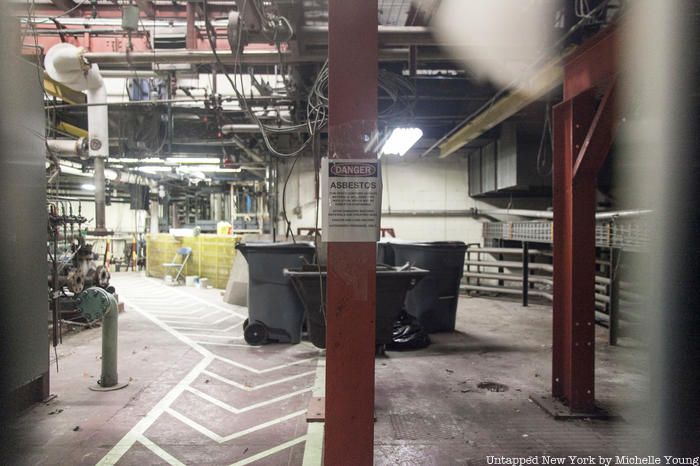 View into closed-off area of Prentis Hall