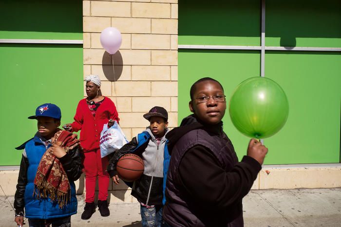 Alex Webb Brownsville, Easter Sunday, 2016 Chromogenic development print Courtesy of the artist