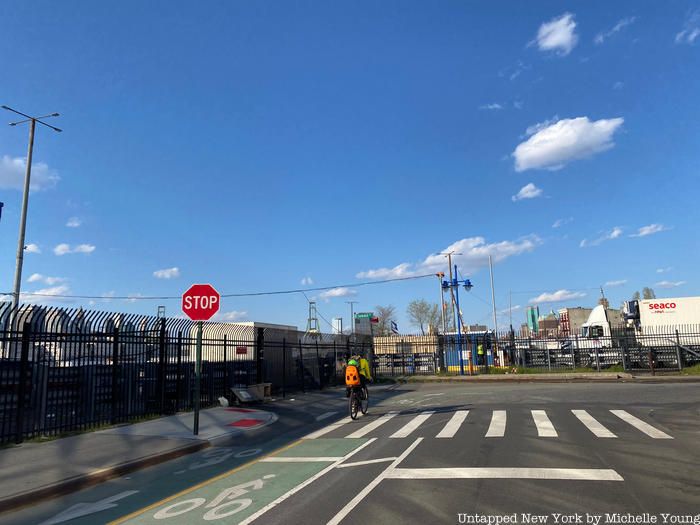 Biker in Red Hook