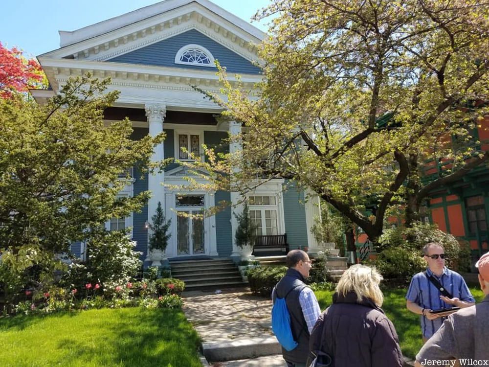 Blue Mansion in Flatbush