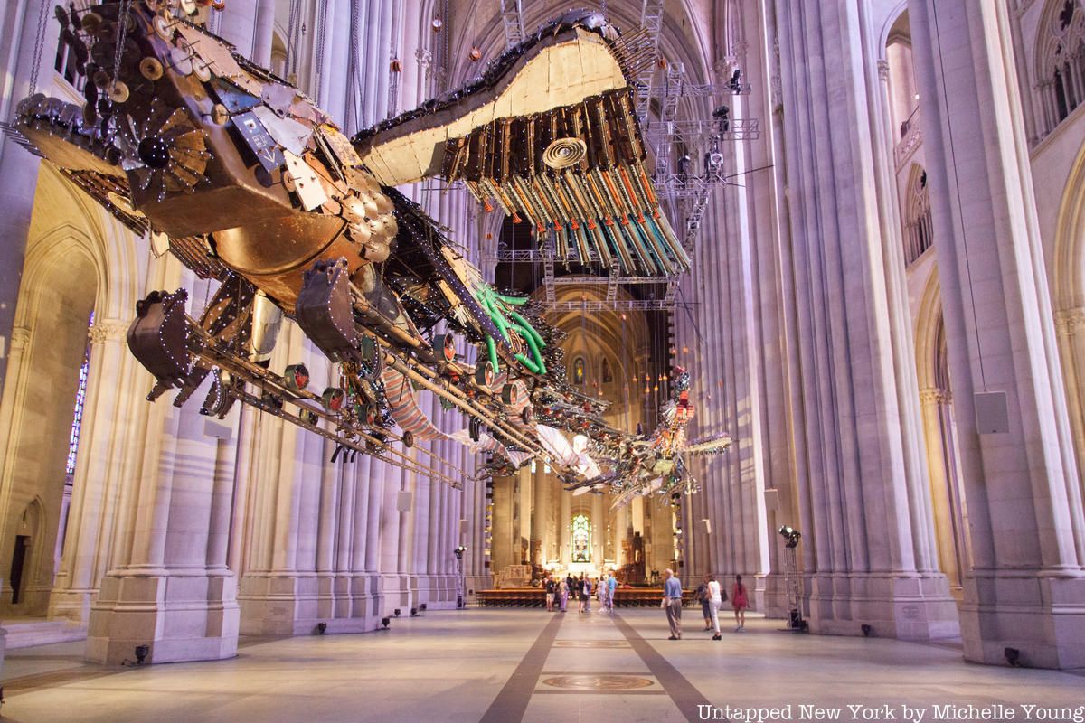 Xu Bing's Phoenix in Cathedral of St. John the Divine