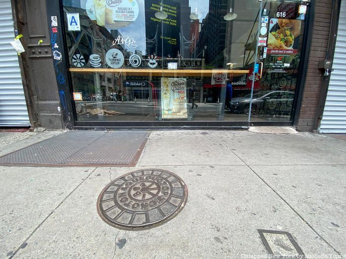 Croton Aqueduct manhole on 40th Street