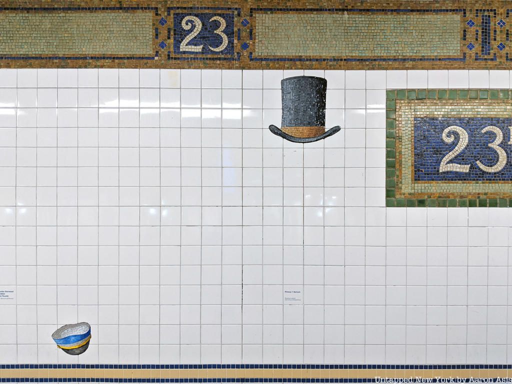 23rd Street hat mosaic