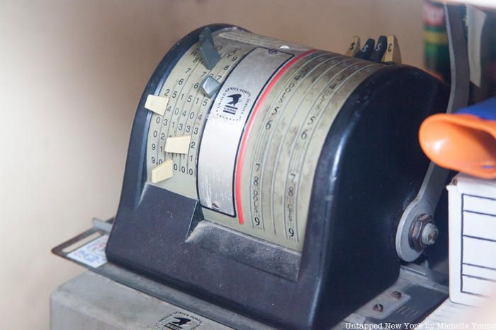 Money order machine in Ochopee Post Office