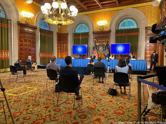 Red Room press conference with Cuomo