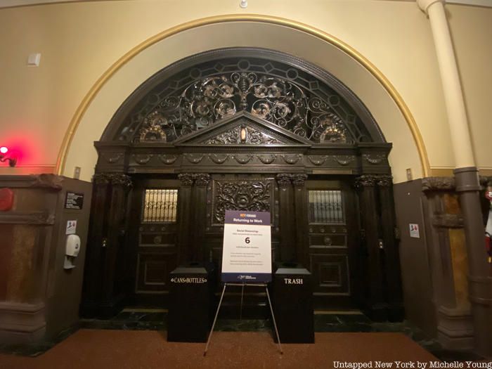 New York State Capitol interior elevator