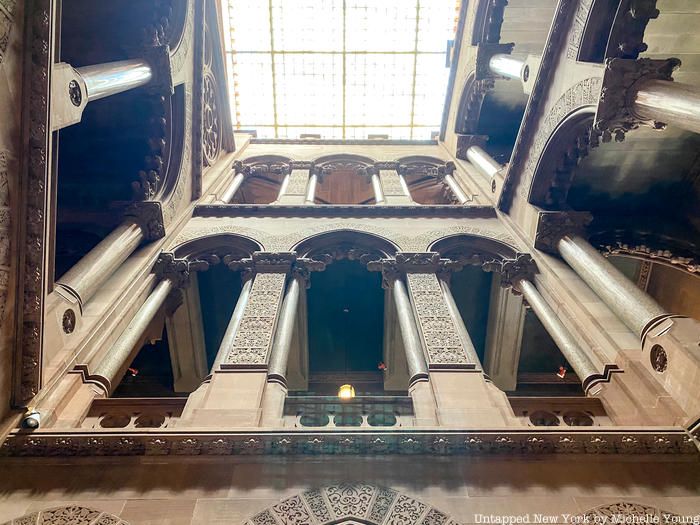 New York State Capitol interior staircase