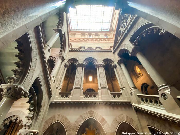 New York State Capitol interior Staircase