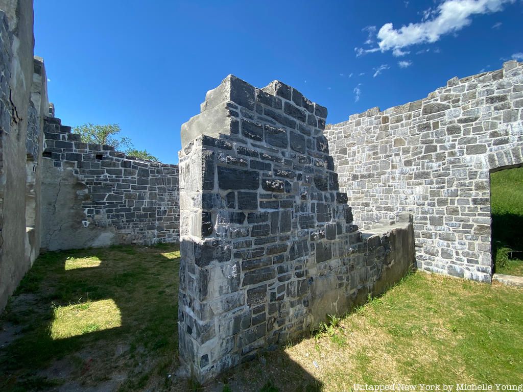 Wall Inside officer barracks