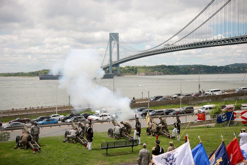 Fort Hamilton Fleet Week canons