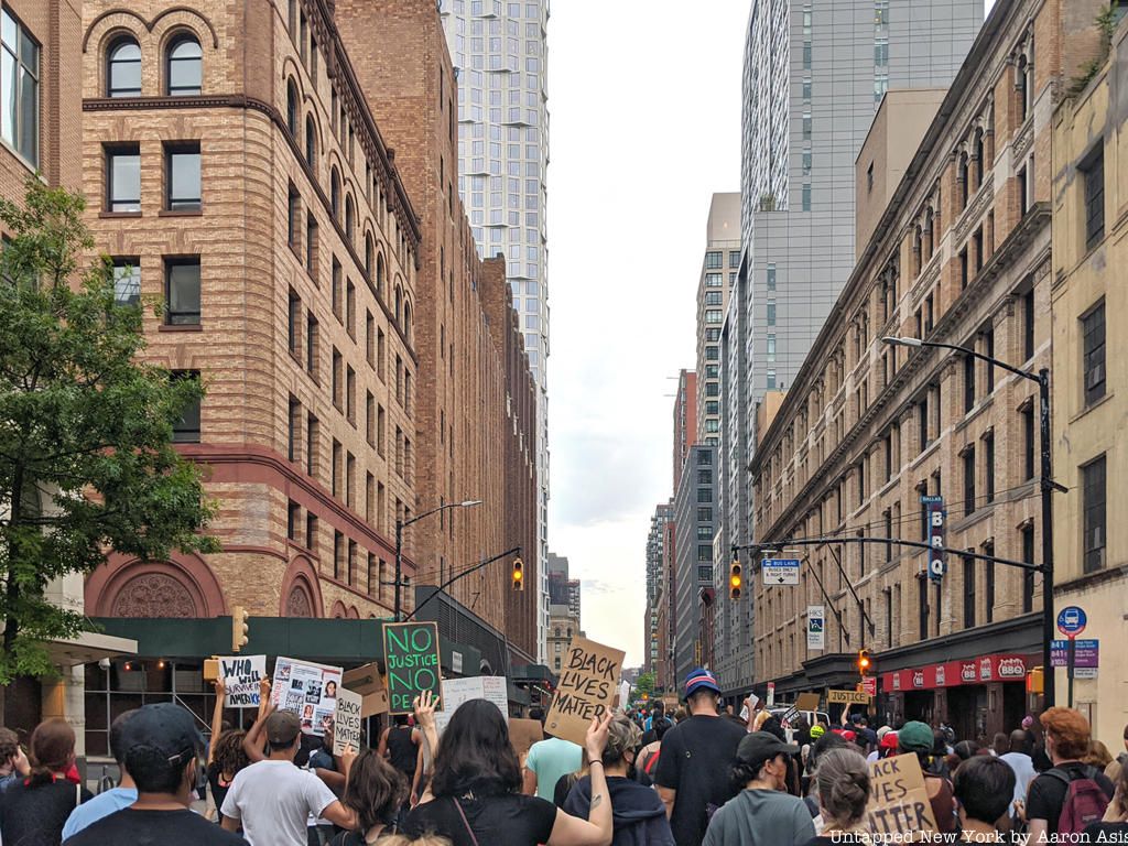 Nightly Brooklyn Protest March through Downtown