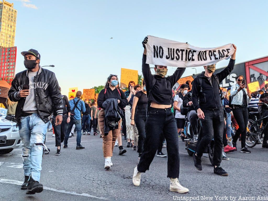 Protests for George Floyd at Barclays Center