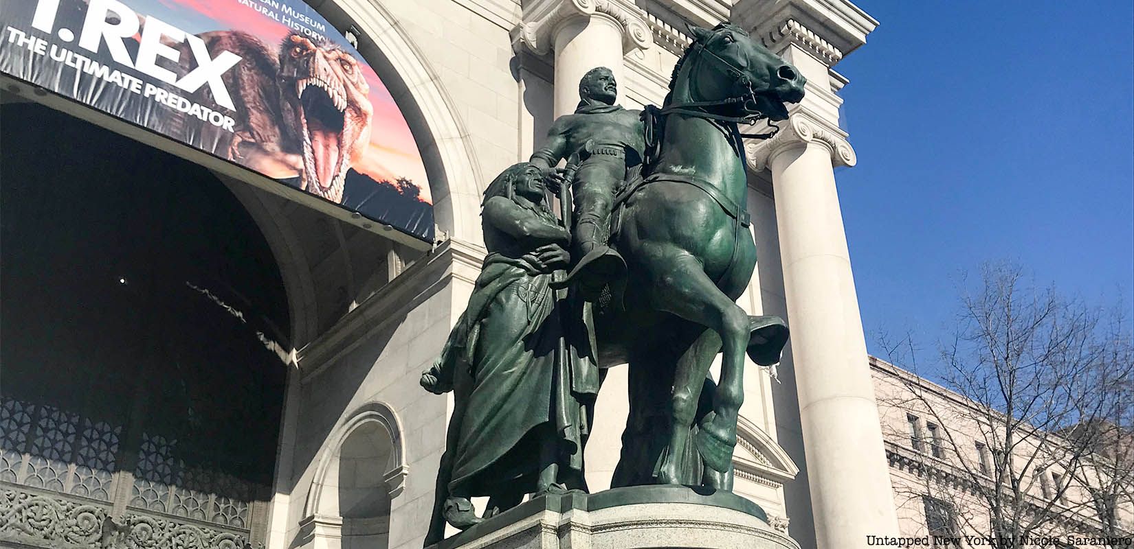 Theodore Roosevelt statue at American Museum of Natural History