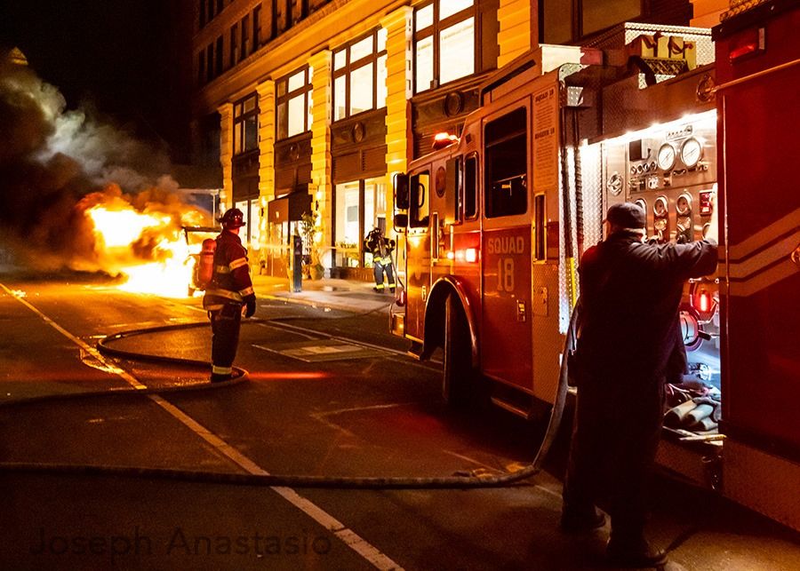 FDNY in Union Square George Floyd Protests on May 30, 2020