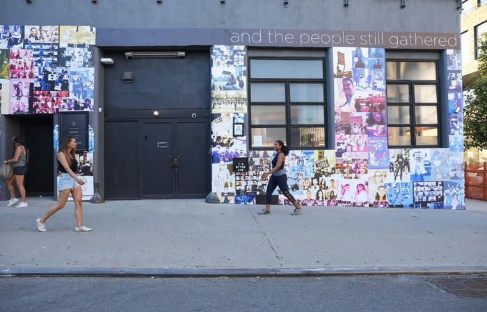 74 Wythe art installation