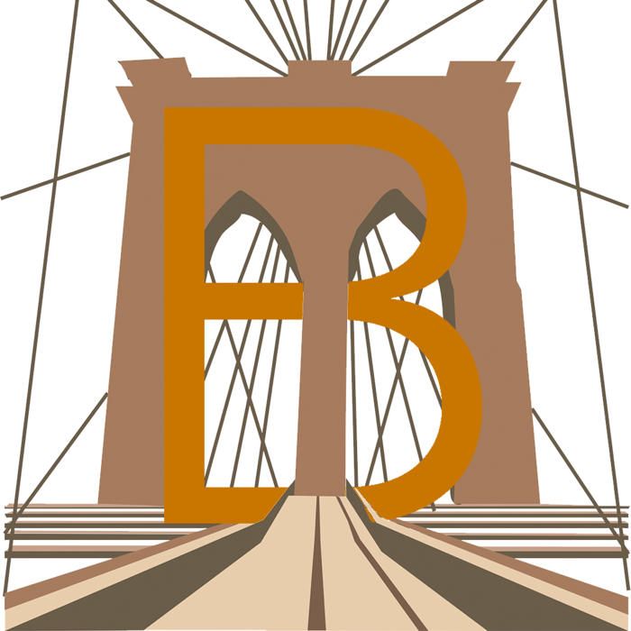 Brooklyn Bridge Alphabet illlustration