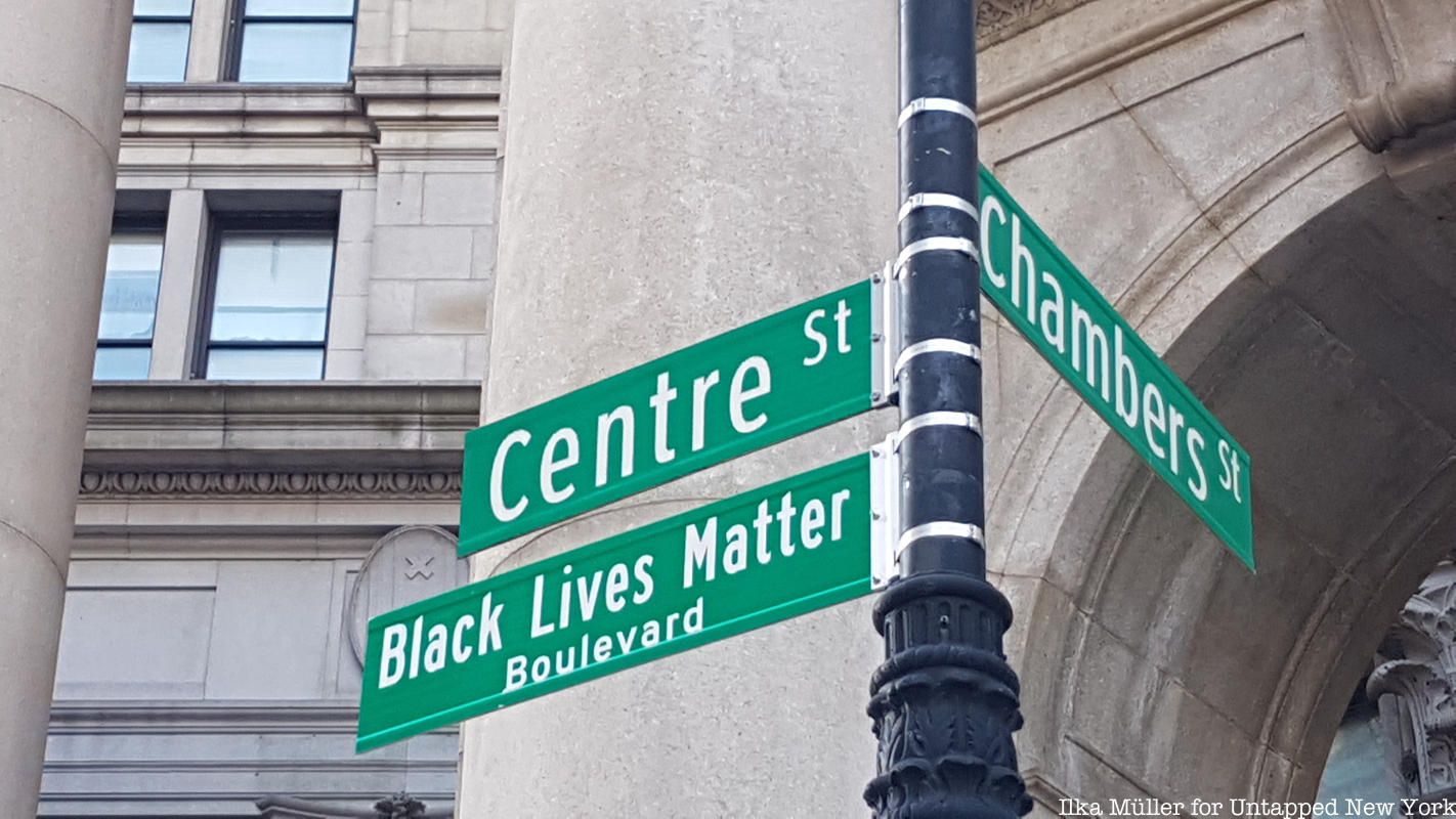 Black Lives Matter street sign