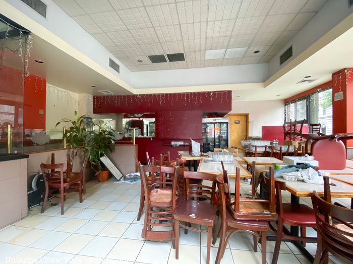 Interior of the now closed La Caridad Restaurant on Manhattan's Upper West Side