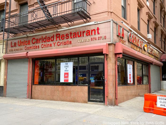 The now closed La Caridad Restaurant on Manhattan's Upper West Side