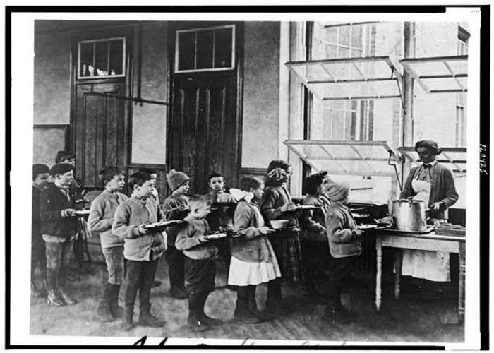 Open-Air School Lunch