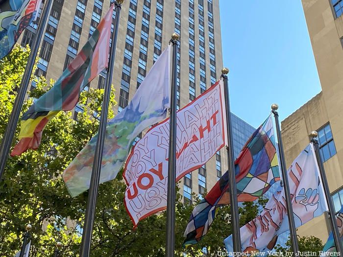 The Flag Project at Rockefeller Plaza