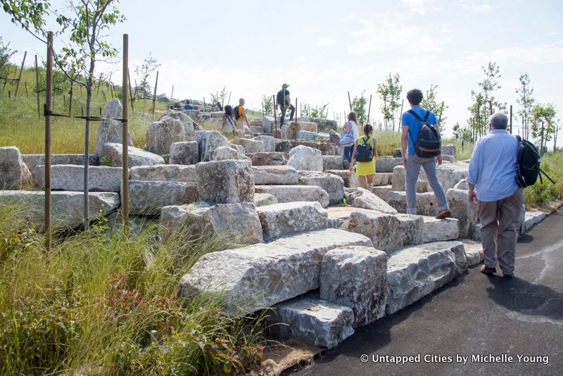 Steps on The Hills at Governors Island