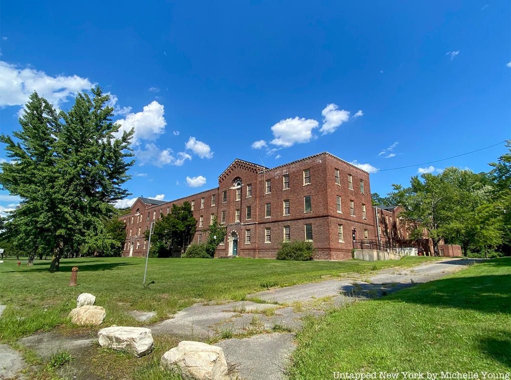 Building at abandoned harlem valley psychiatric center