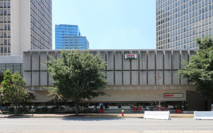 The Spanish Pavillion from the 1964 Worlds Fair in Queens, now an Imo's pizza in St. Louis