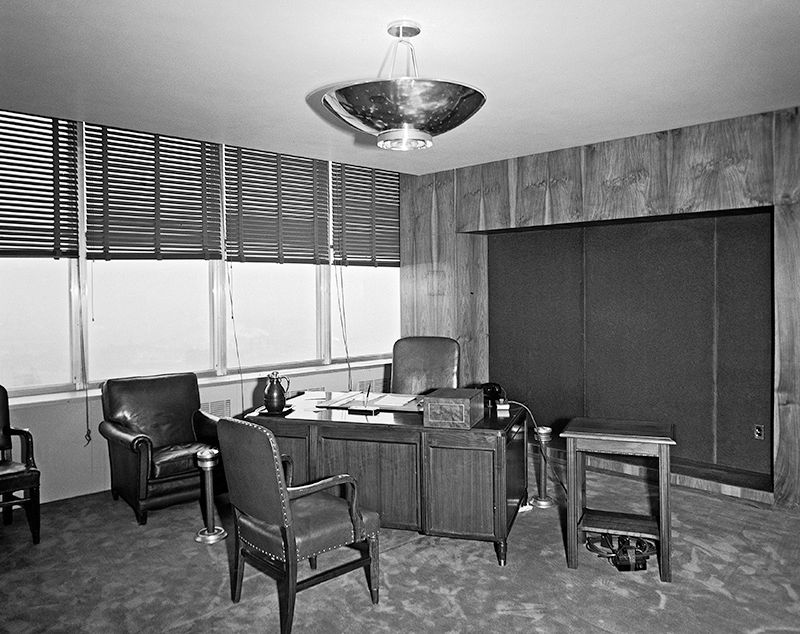 Office of ther President of the General Assembly on the 38th floor of the Secretariat Building.