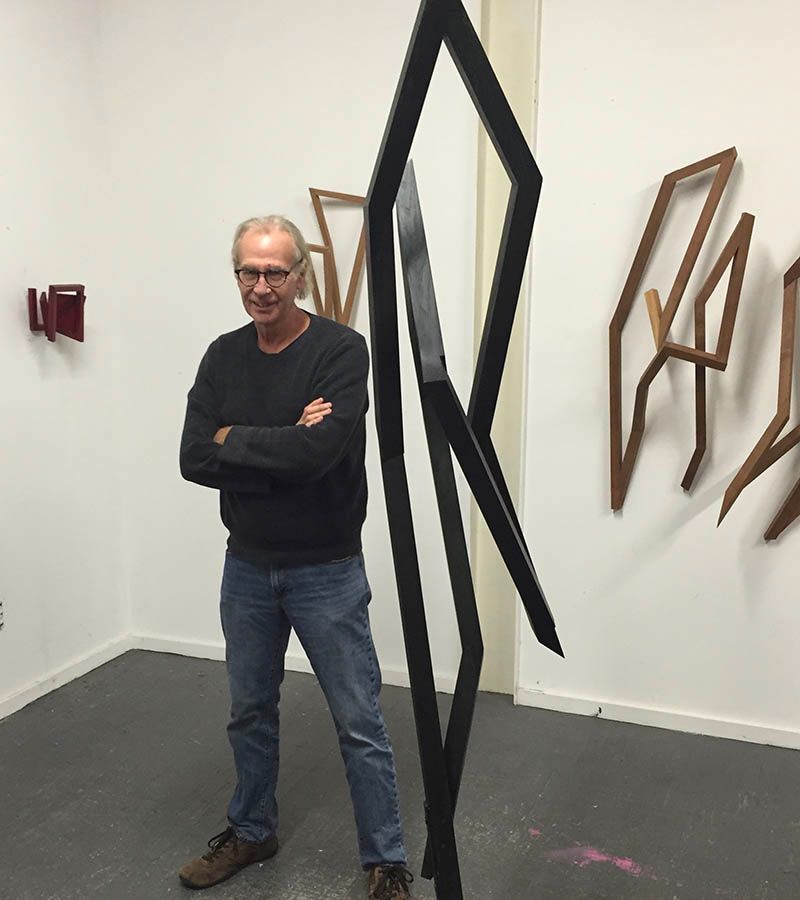 Seth Callendar in his studio