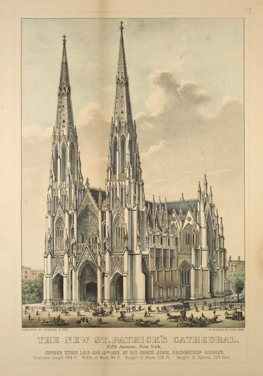 St. Patricks Cathedral post card