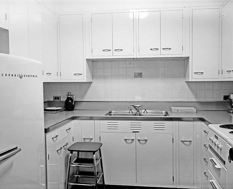 Kitchen of UN apartment on 39th floor