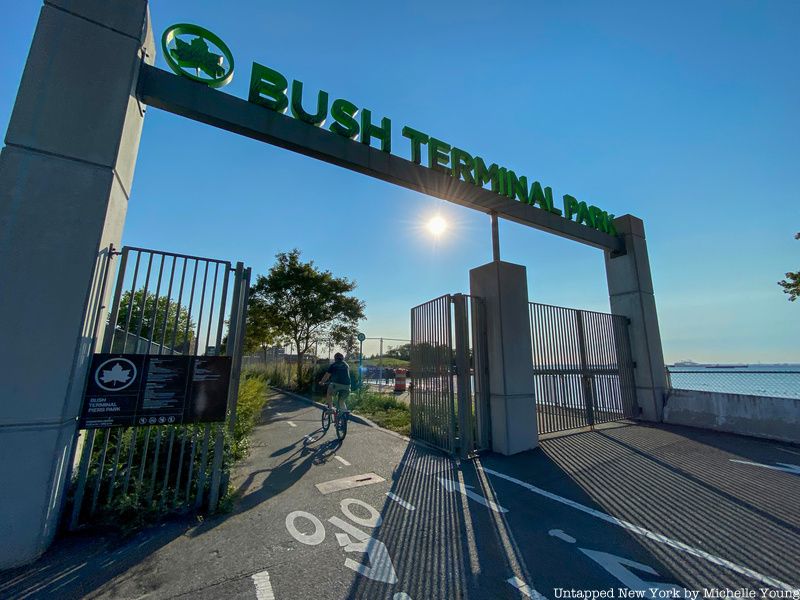 Bush Terminal Piers Park entrance