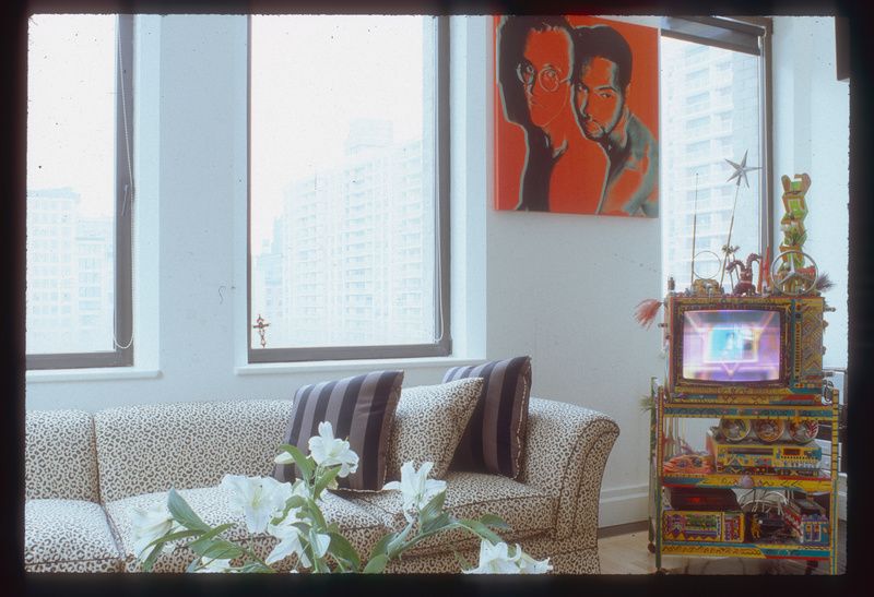 Living room of Keith haring apartment