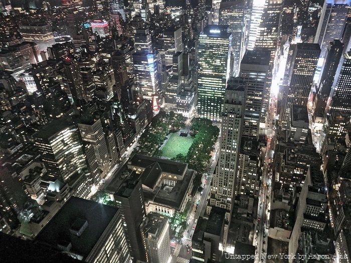 Photo of the view from the roof of One Vanderbilt