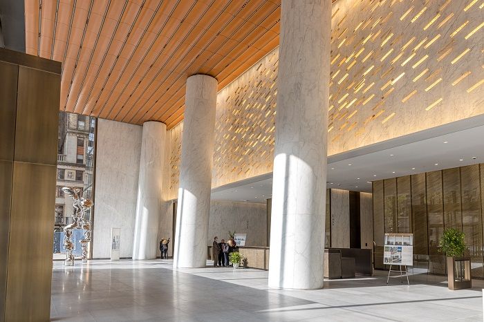 Photo of the interior of One Vanderbilt