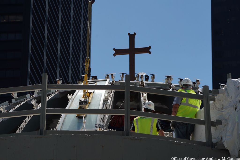 Cross atop St. Nicholas Greek Orthodox Church